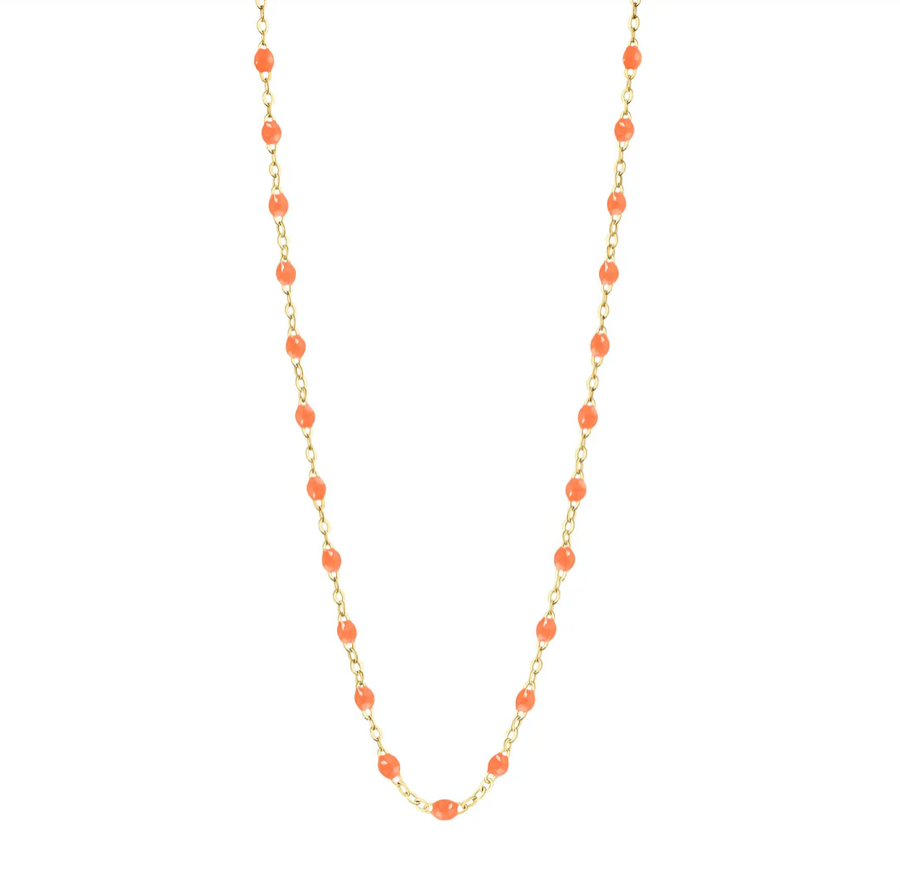 The Classic Gigi CLOZEAU 19.7" Necklace in Orange