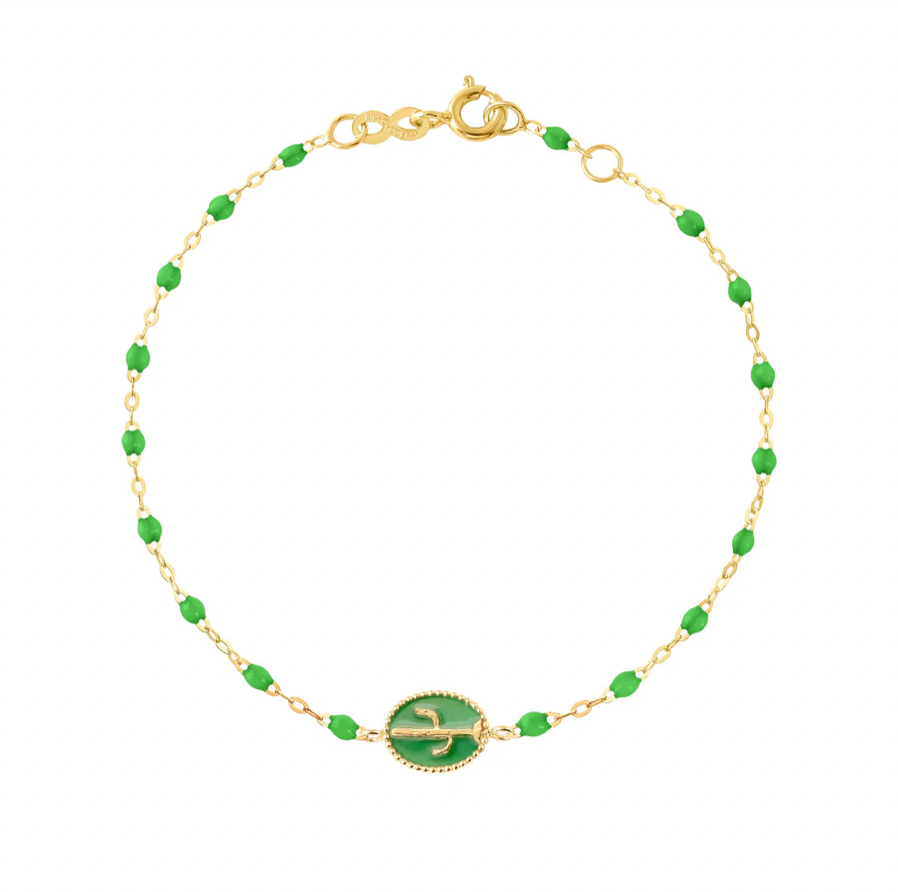 The Gigi CLOZEAU Cactus Bracelet in Green