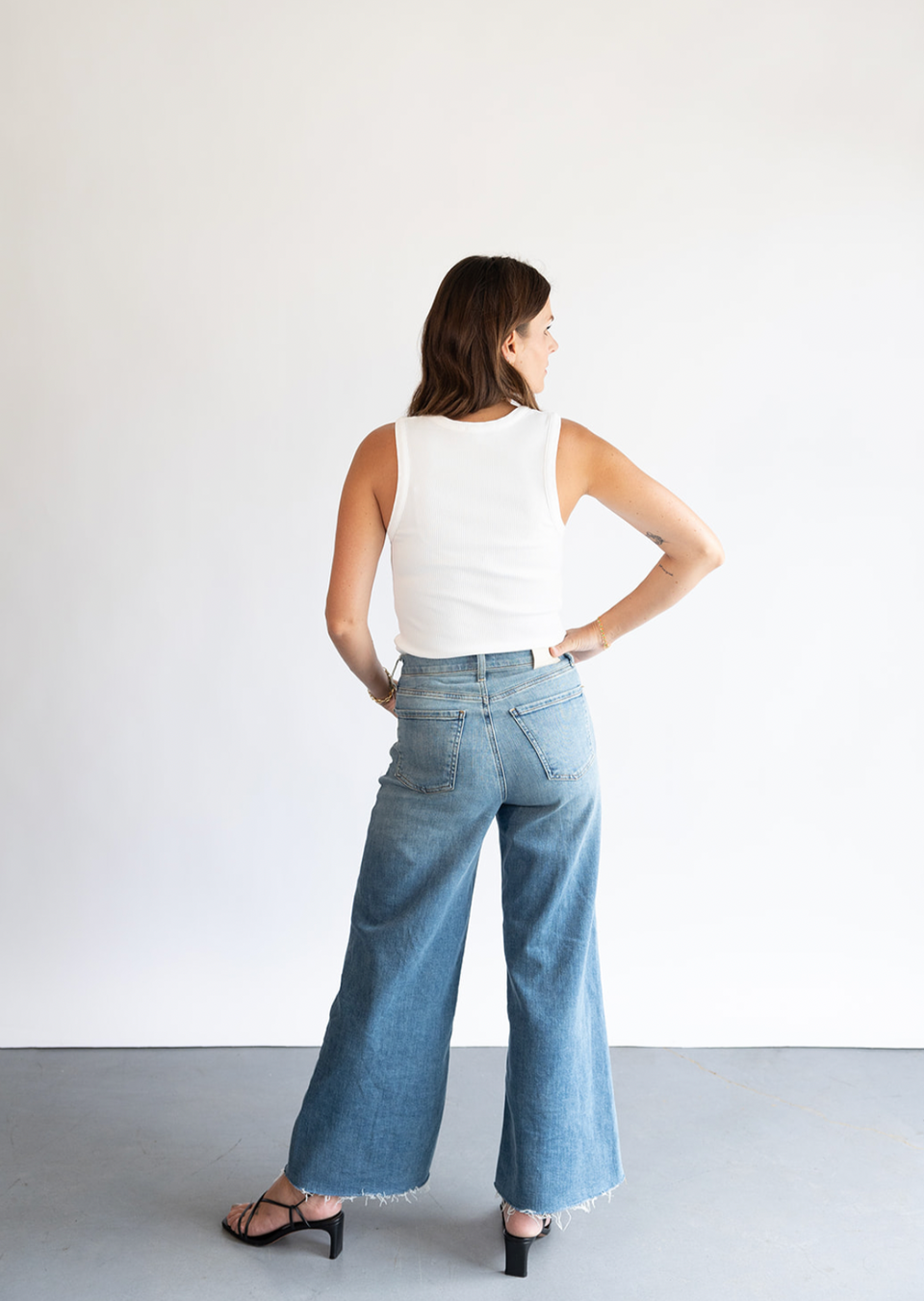 The Citizens of Humanity Lyra Crop Wide Leg Jean