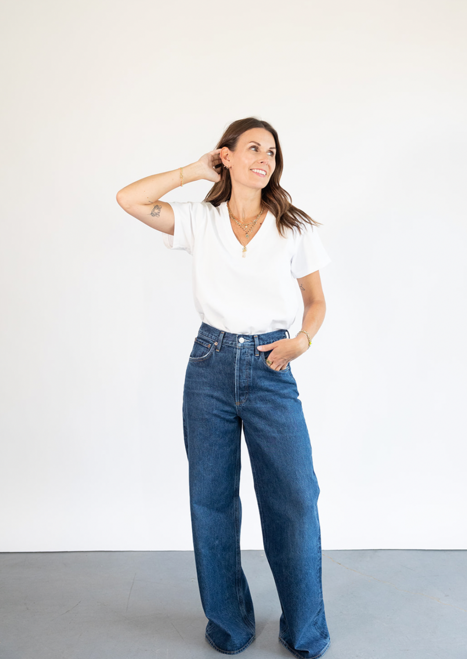 The AGOLDE Dame High Rise Jean No Cuff in Enamour