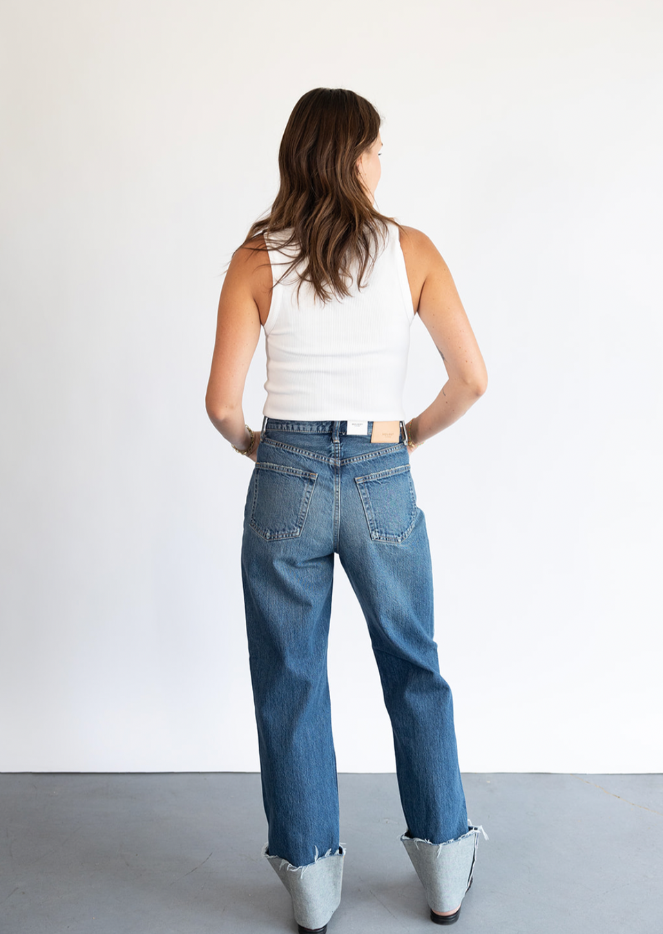 The Moussy Vintage Bardmoor Wide Straight Jean