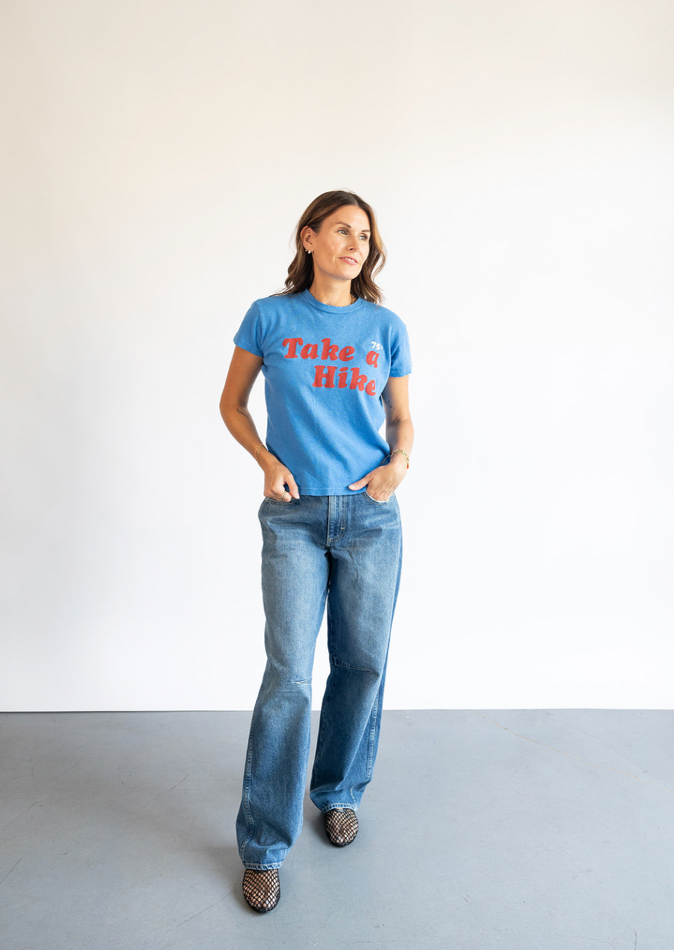 The Mother Denim Sinful Tee Take A Hike