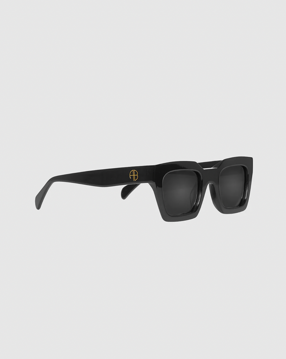 The Anine Bing Indio Sunglasses in Black