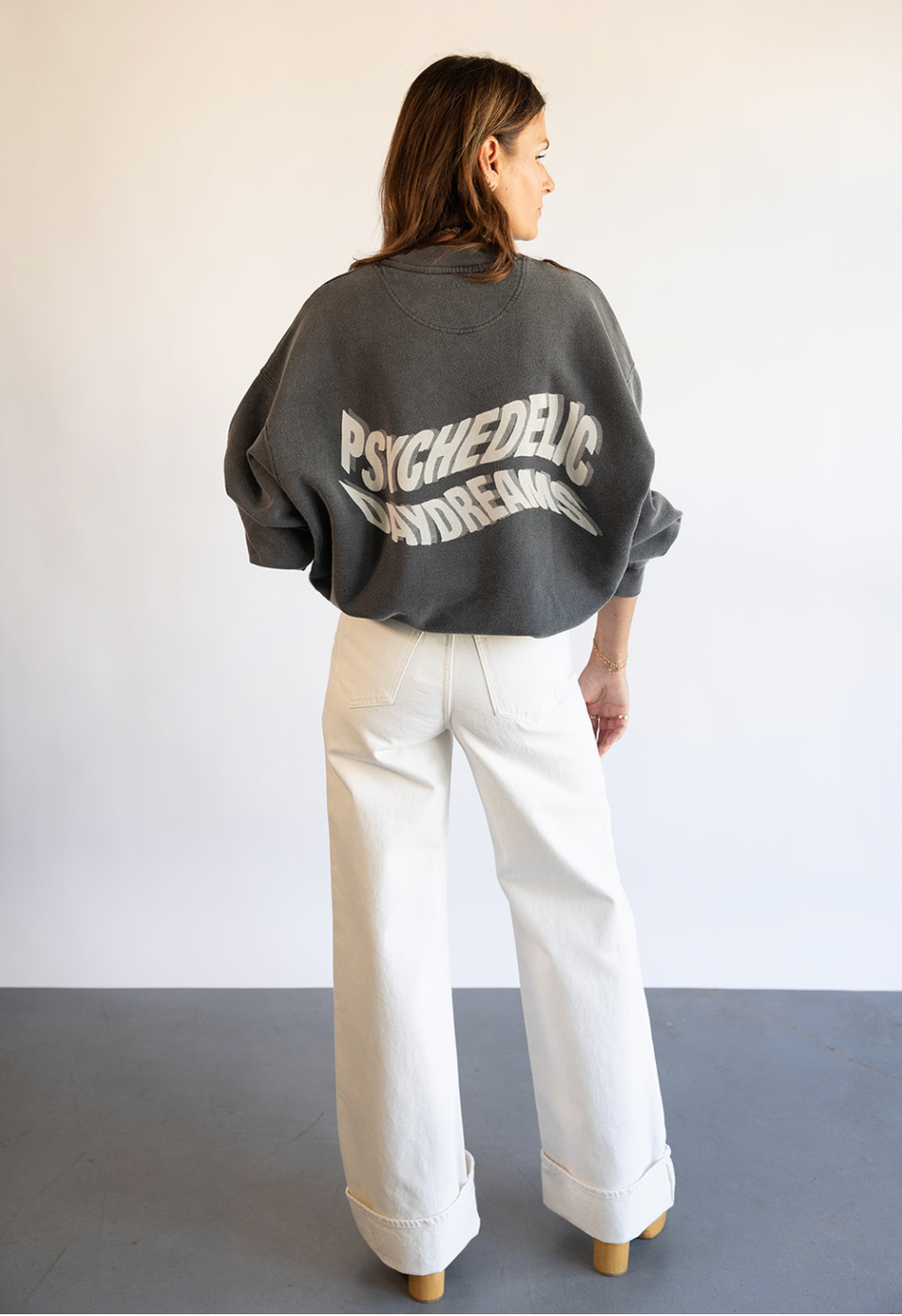 The Anine Bing Jaci Sweatshirt in Daydreams