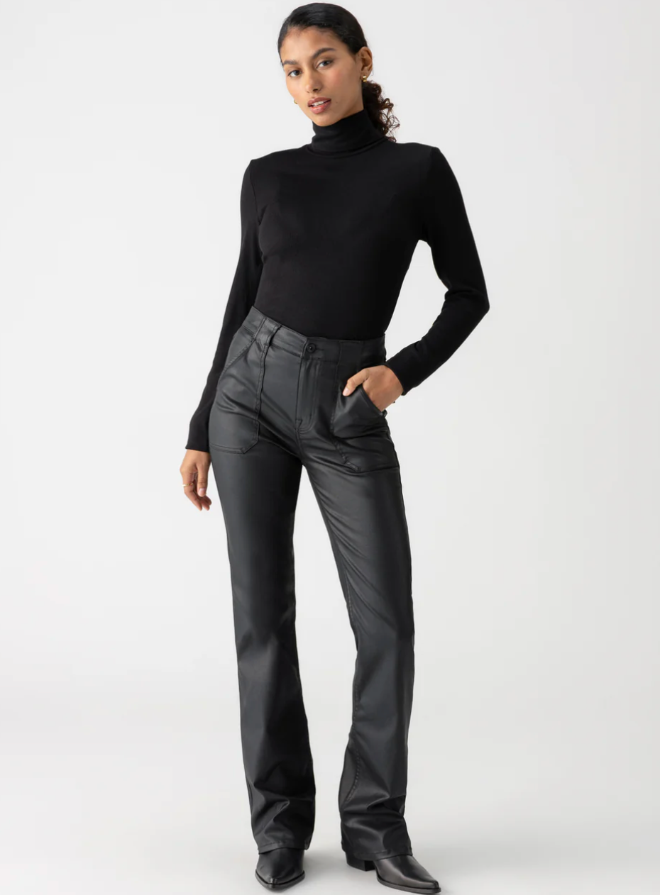 The Sanctuary Essential Turtleneck in Black 