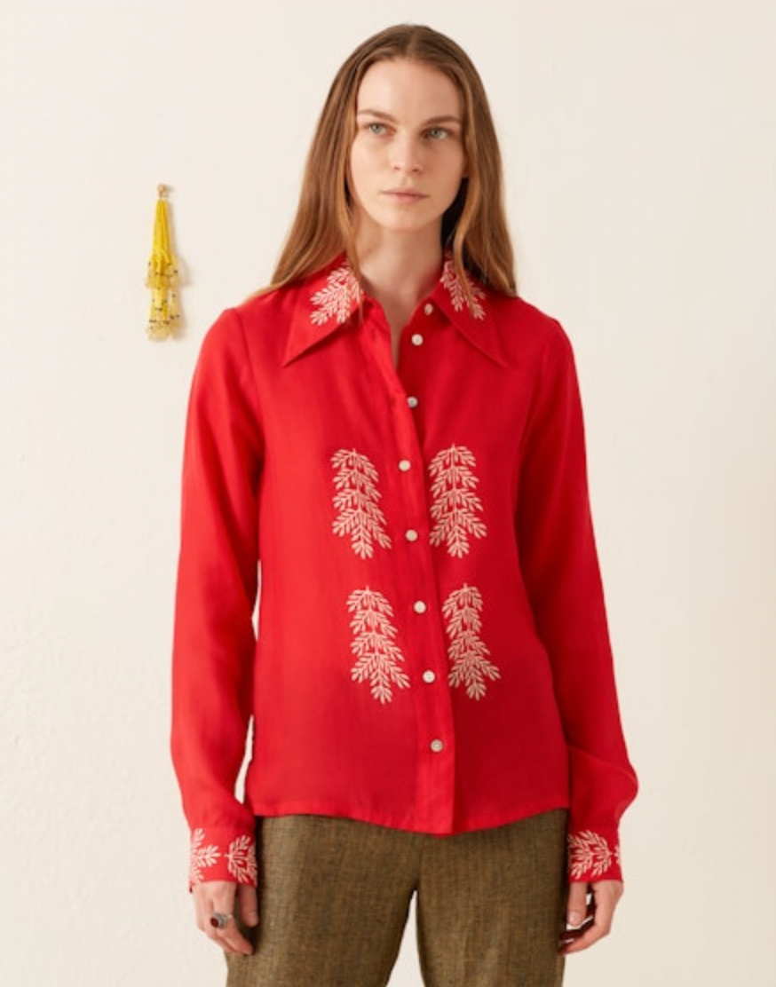 The Alíx of Bohemia Dolly Cherry Mint Shirt