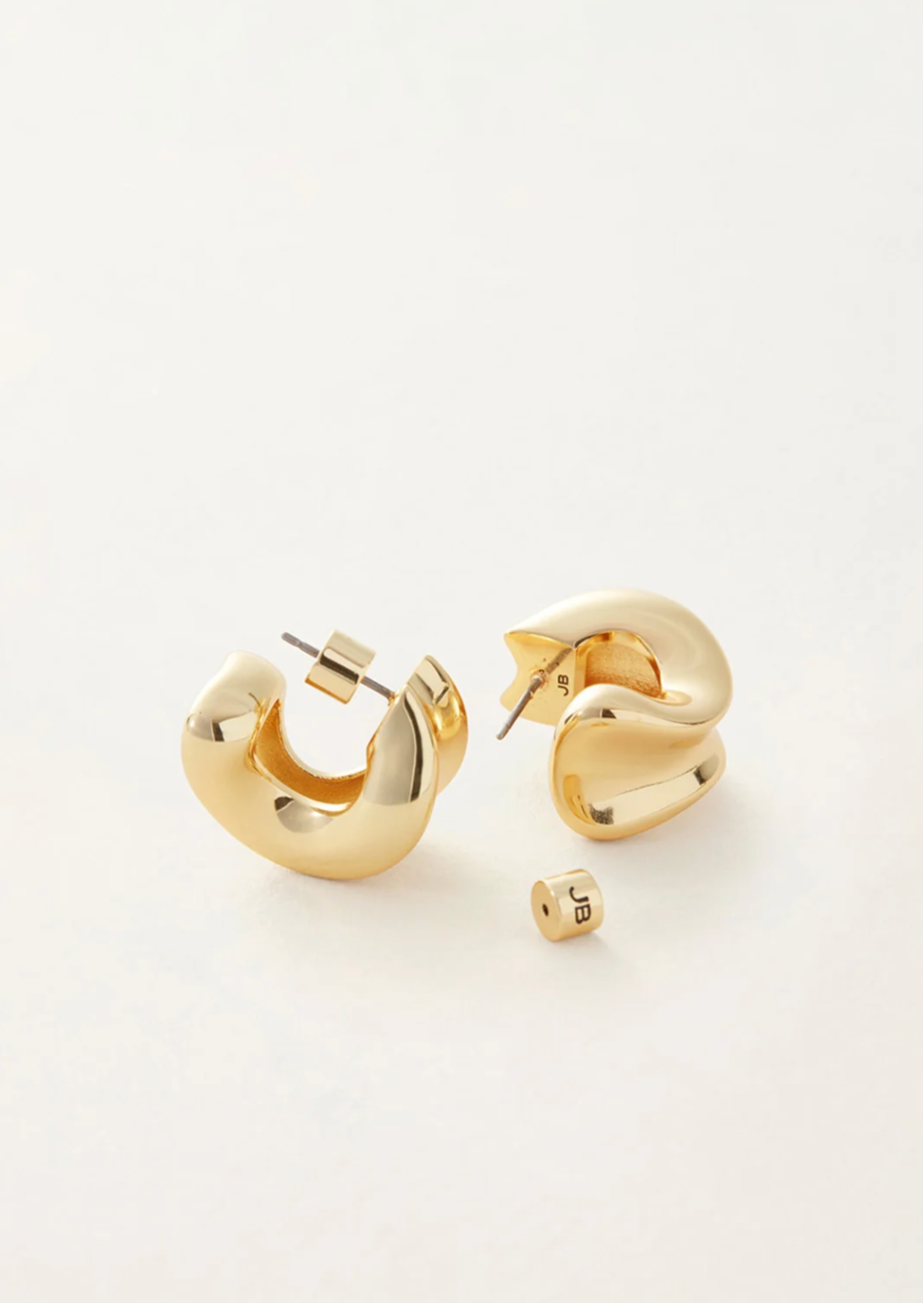 Jenny Bird Chunky Doune Hoops in Gold | Shop Eleanor