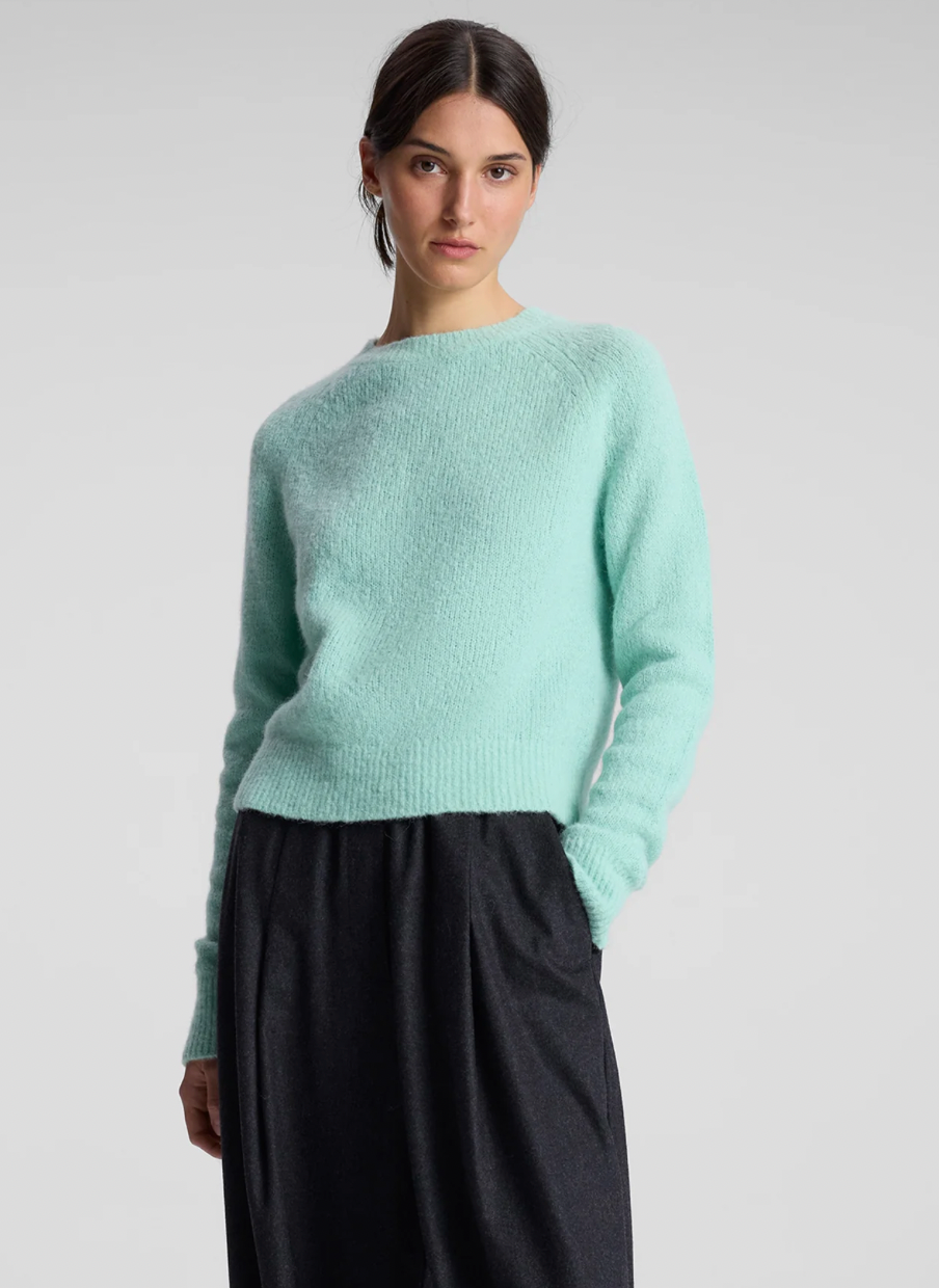 The A.L.C Frankie Sweater in Spearmint | Shop Eleanor 