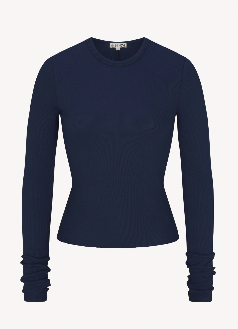 The Éterne Long Sleeve Top in Navy | Shop Eleanor 