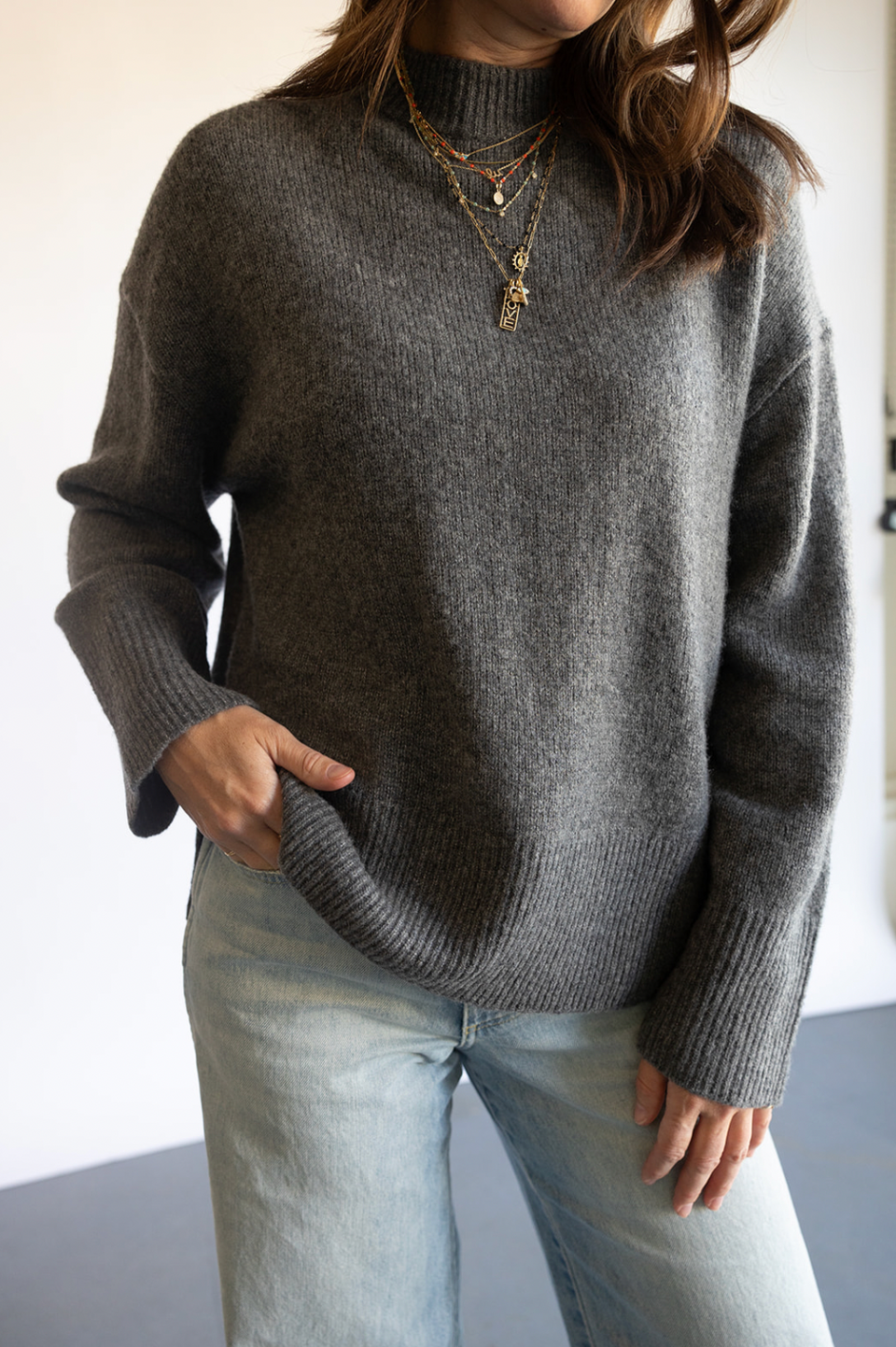 Rails Miranda Sweater in Thunder | Shop Eleanor