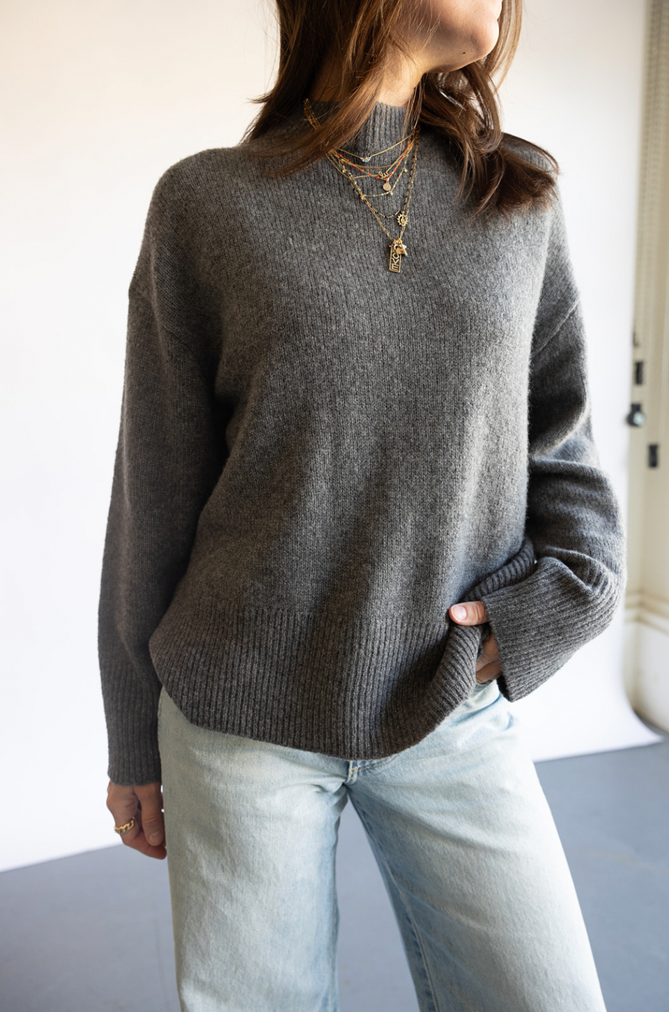 Rails Miranda Sweater in Thunder | Shop Eleanor