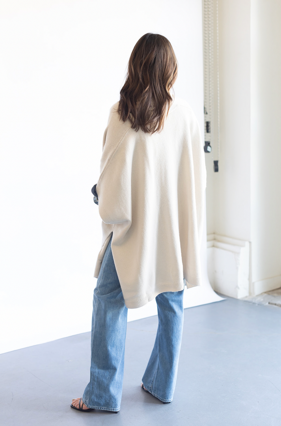 Cashmere Open Poncho | Shop Eleanor