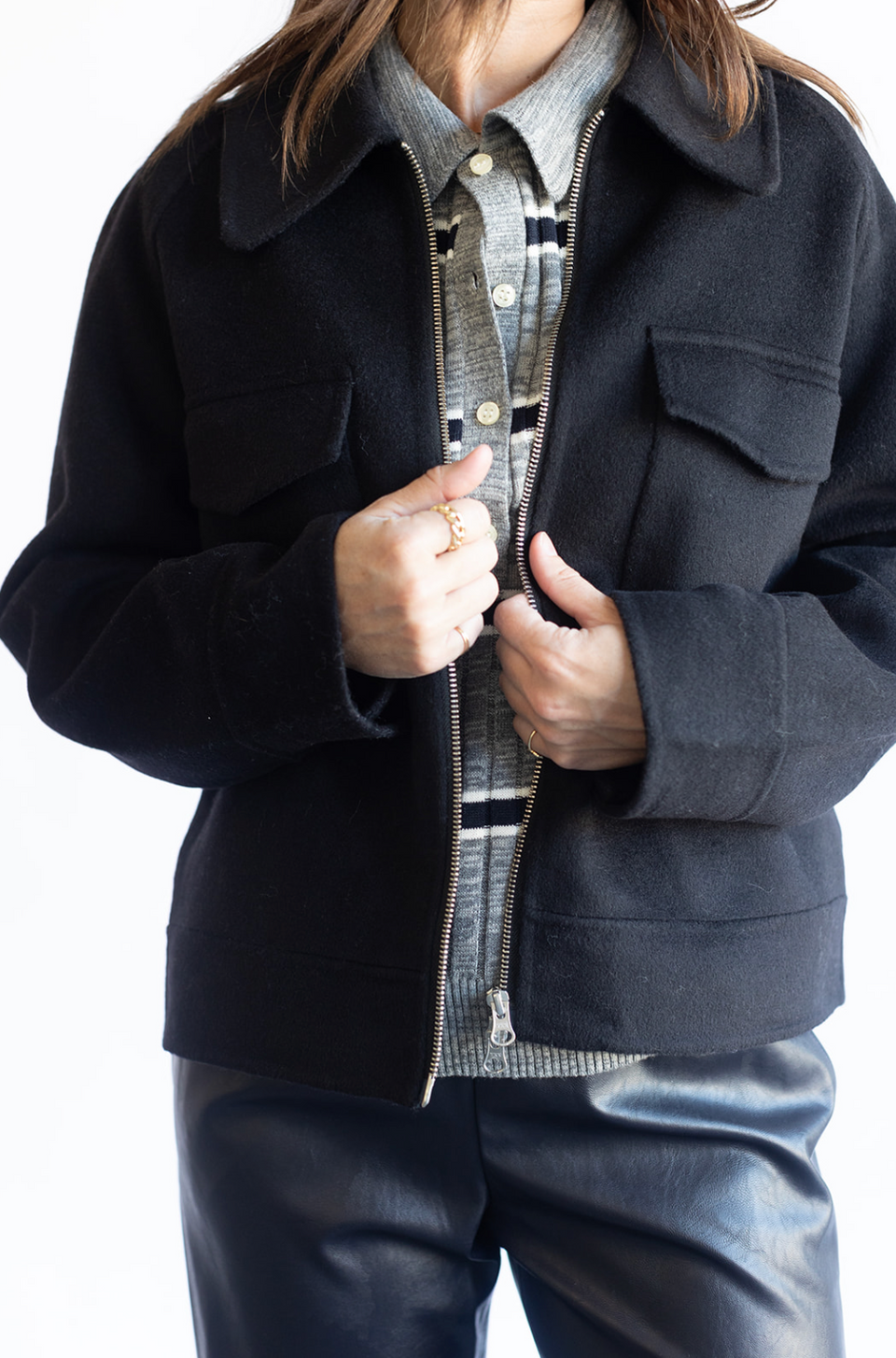 Rails Cheyenne Jacket in Black | Shop Eleanor