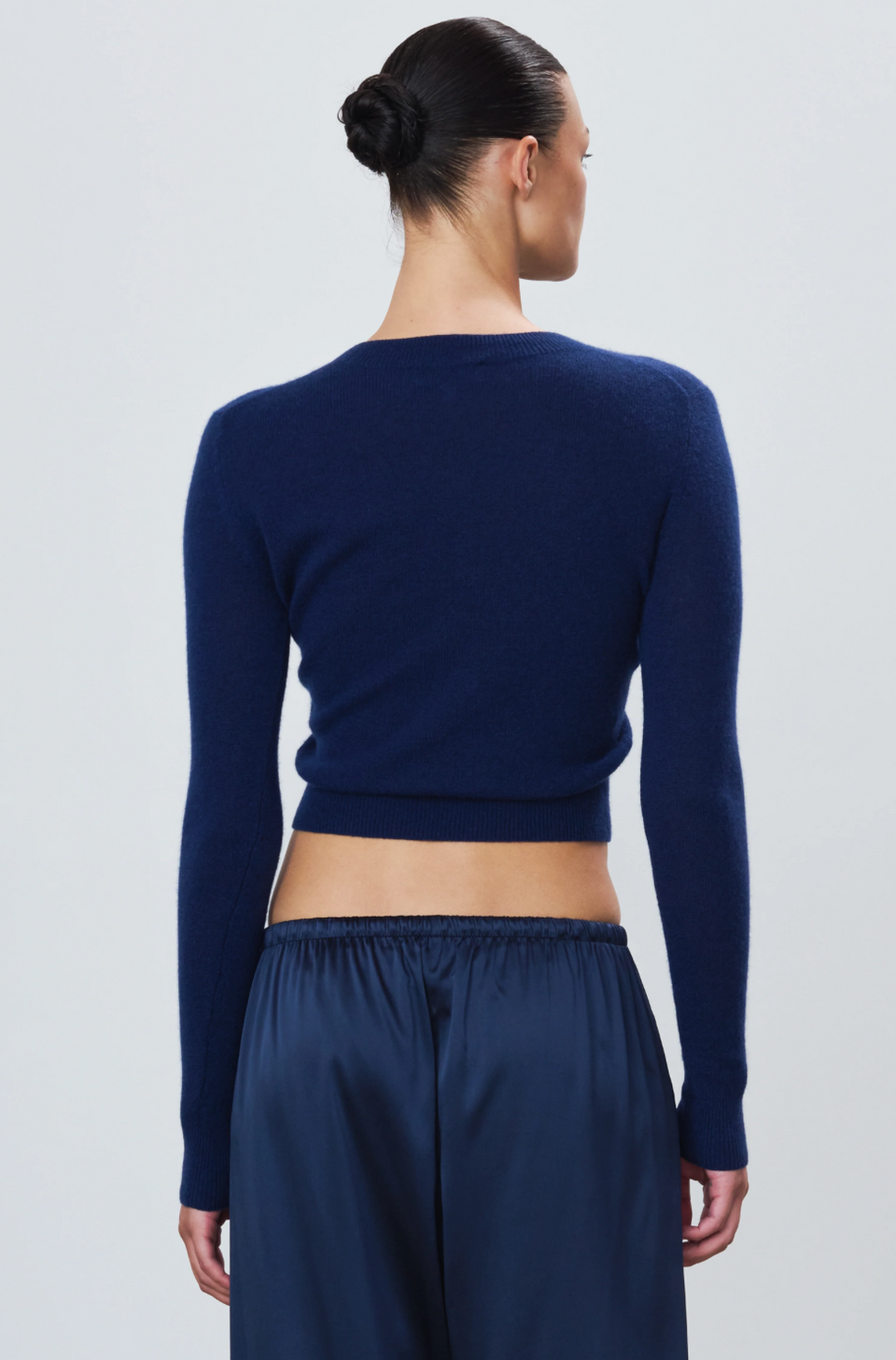 The Francis Top in Navy by ÉTERNE | Shop Eleanor