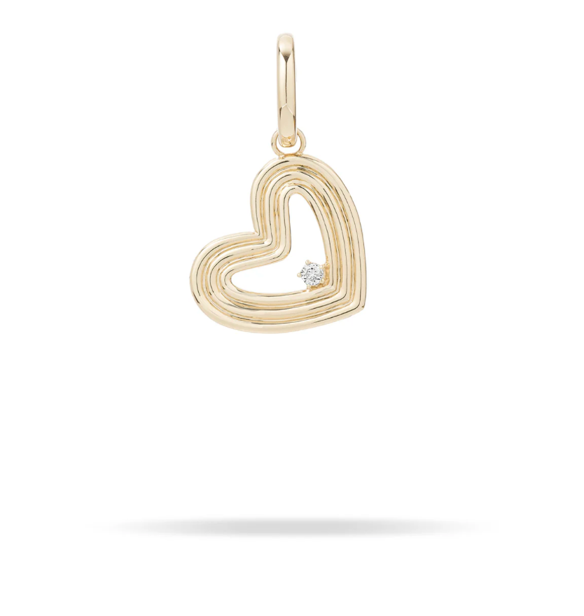 Adina Reyter Groovy Diamond Hinged Heart | Shop Eleanor 