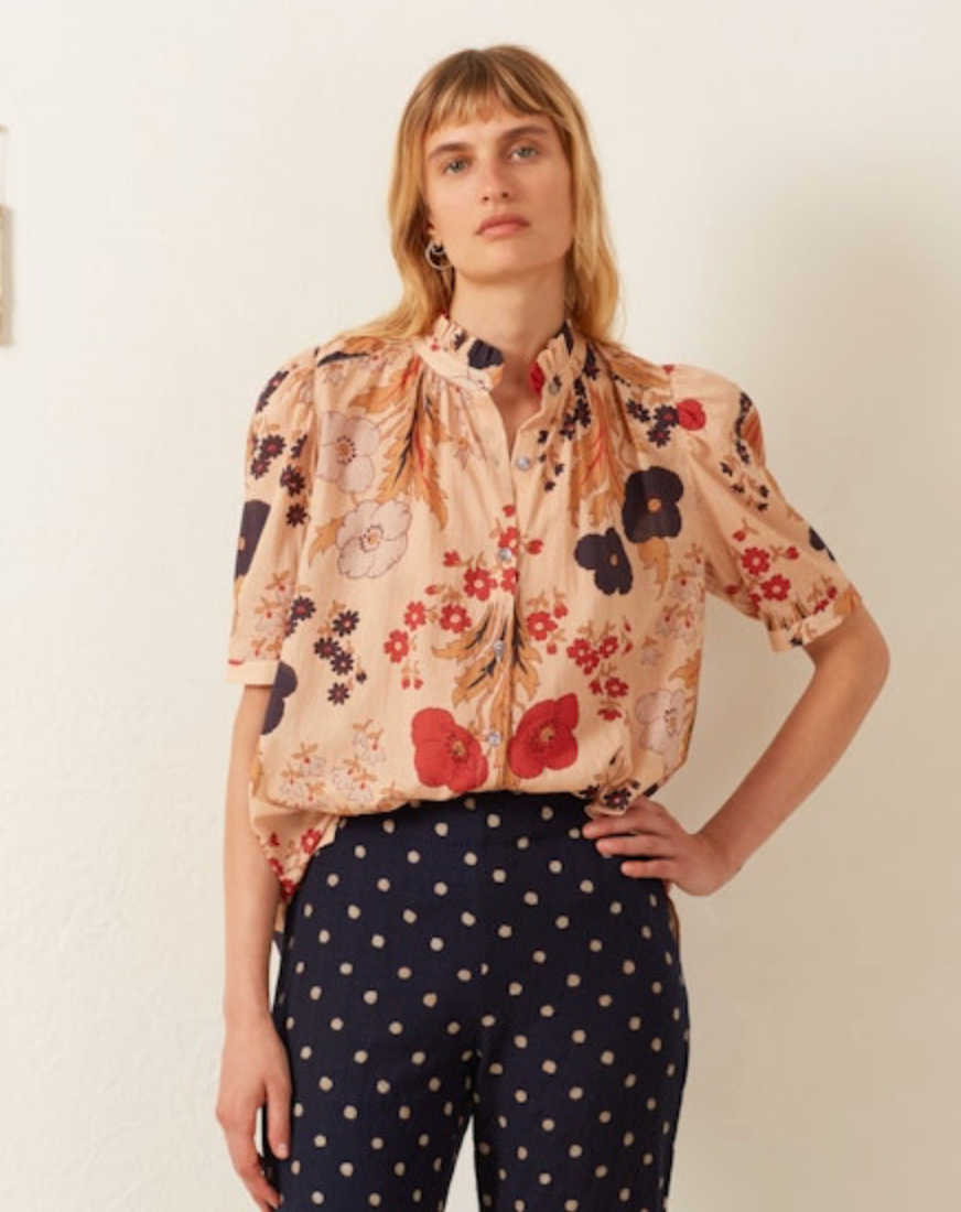 The Alíx of Bohemia Winnie Vintage Poppy Shirt | Shop Eleanor 