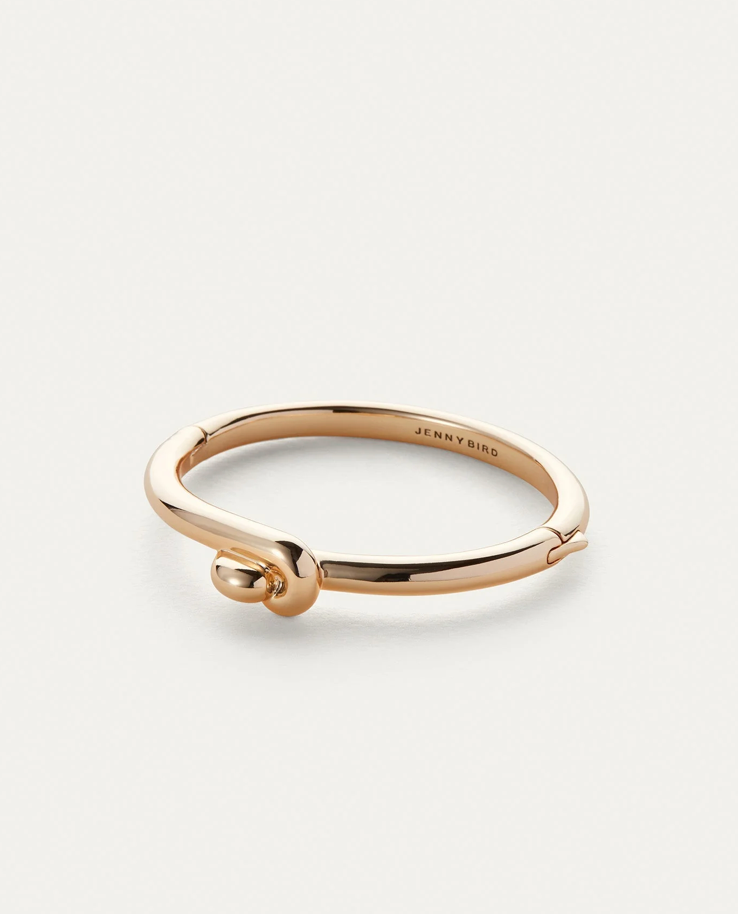 The Jenny Bird Maeve Bangle in Gold | Shop Eleanor 