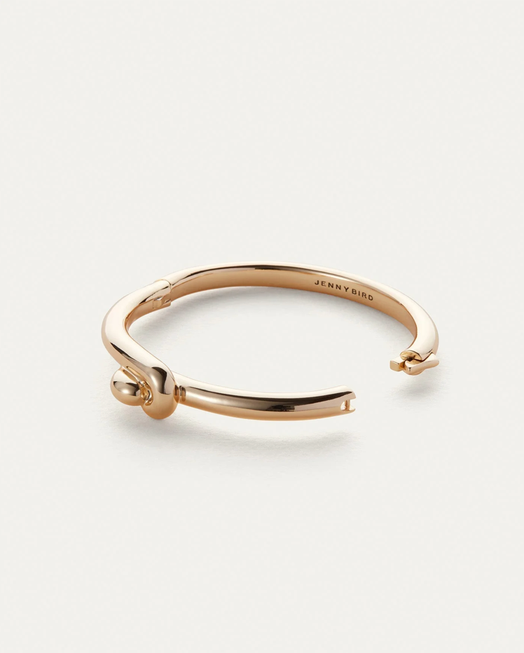 The Jenny Bird Maeve Bangle in Gold | Shop Eleanor 