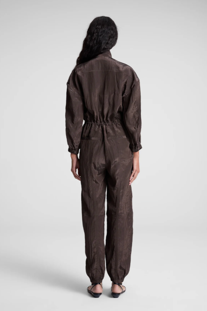 A.L.C Gavin Jumpsuit in Brown | Shop Eleanor