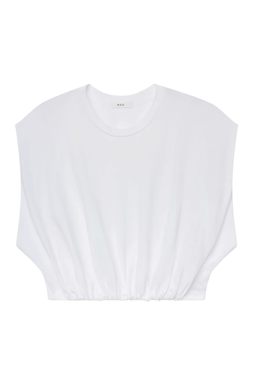 A.L.C Billie Tee in White | Shop Eleanor