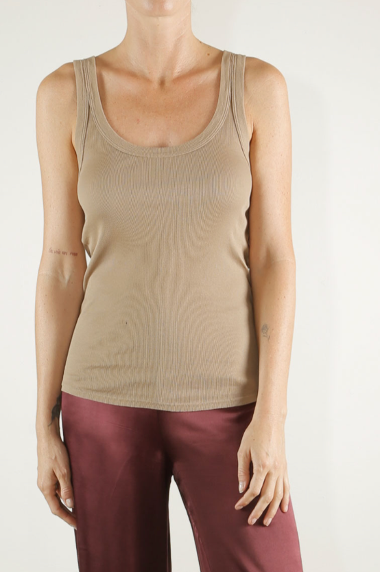 The Pharaoh Cass Tank in Foundation | Shop Eleanor 
