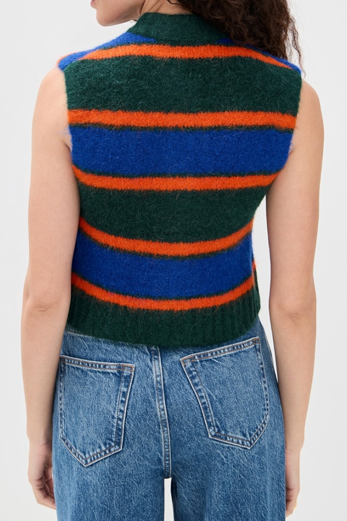 The Tiny Big Sister Striped Vest | Shop Eleanor - Women's Apparel