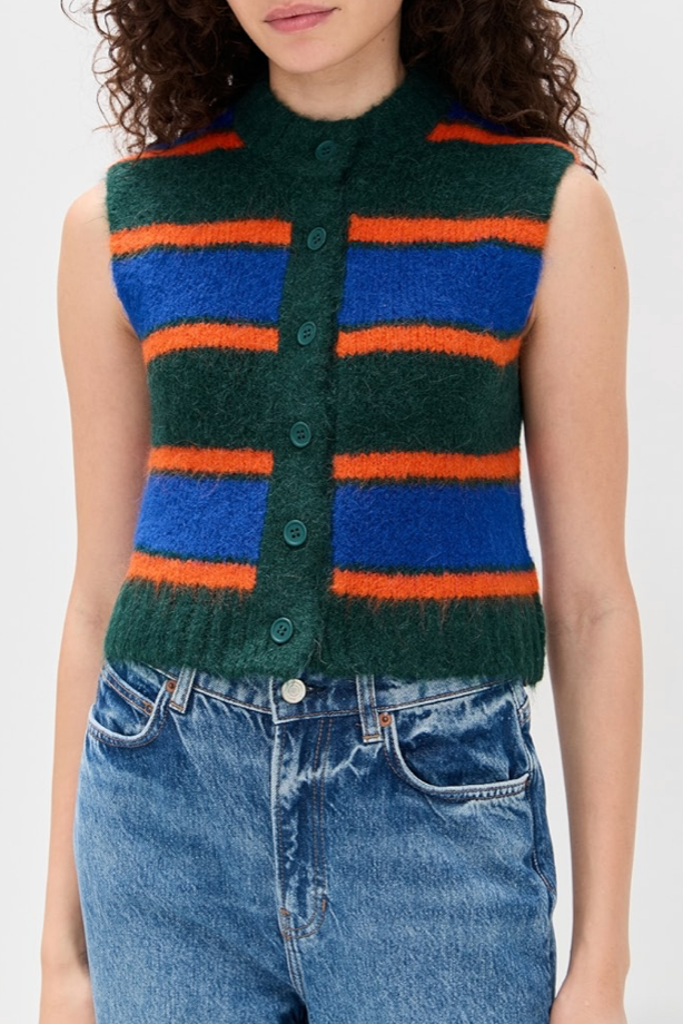 The Tiny Big Sister Striped Vest | Shop Eleanor - Women's Apparel
