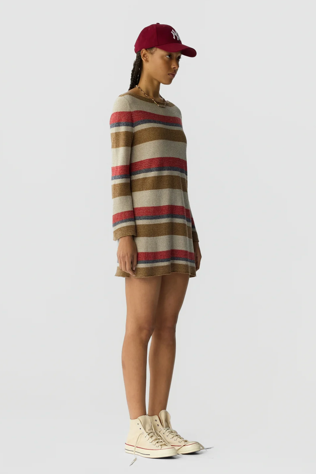 Guest in Residence Bayside Striped Mini Dress in Cream Combo | Shop Eleanor
