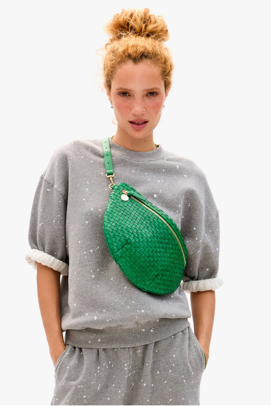 The Clare V. Grass Grande Fanny | Shop Eleanor 