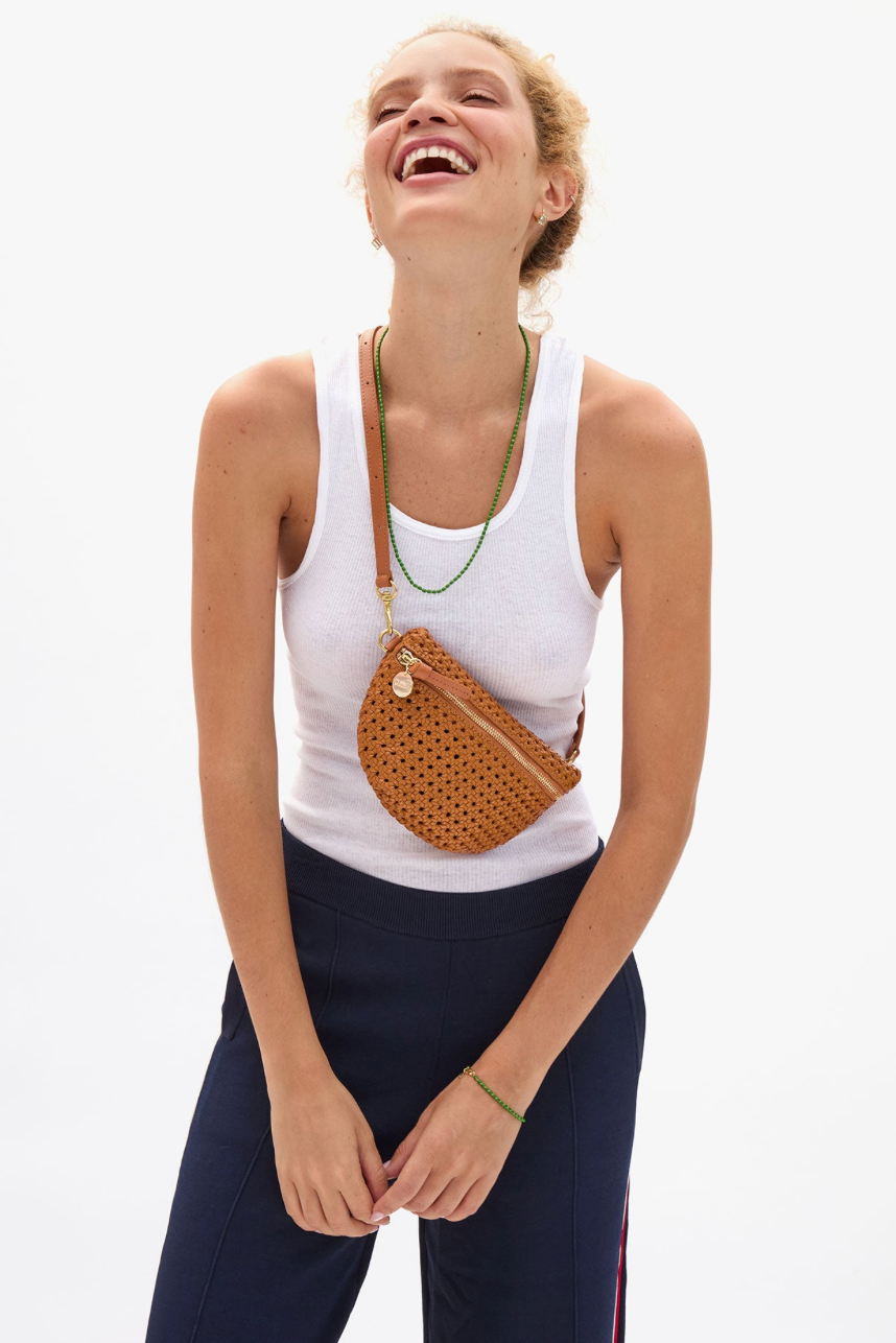 Teh Clare V. Tan Petite Rattan Fanny | Shop Eleanor 