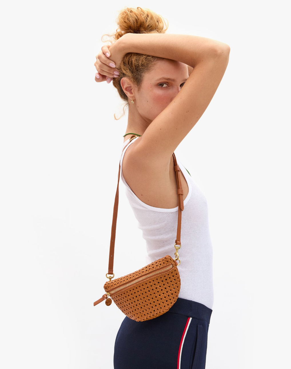 Teh Clare V. Tan Petite Rattan Fanny | Shop Eleanor 