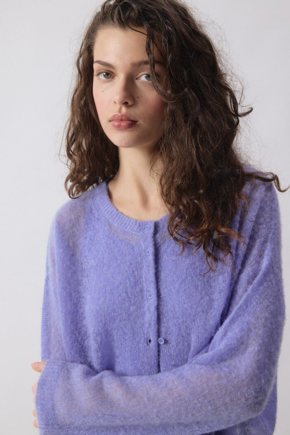 The American Vintage Bodyrow Cardigan in Provence | Shop Eleanor 