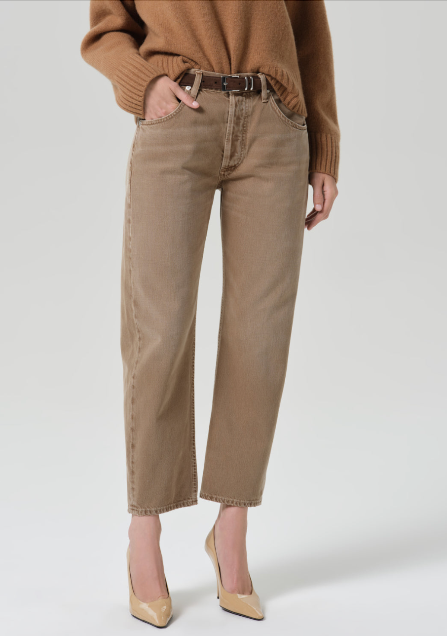 The Citizens of Humanity Winslow Boyfriend Jean in Tan | Shop Eleanor 