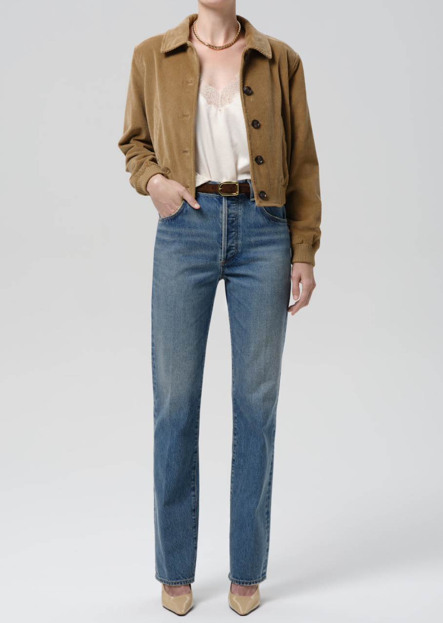 The Citizens of Humanity 90s French High Rise Jean in Dirty Martini | Shop Eleanor 