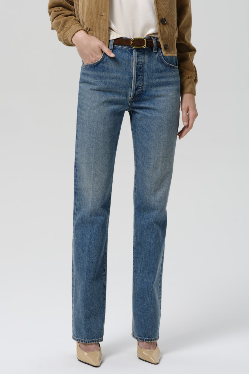 The Citizens of Humanity 90s French High Rise Jean in Dirty Martini | Shop Eleanor 