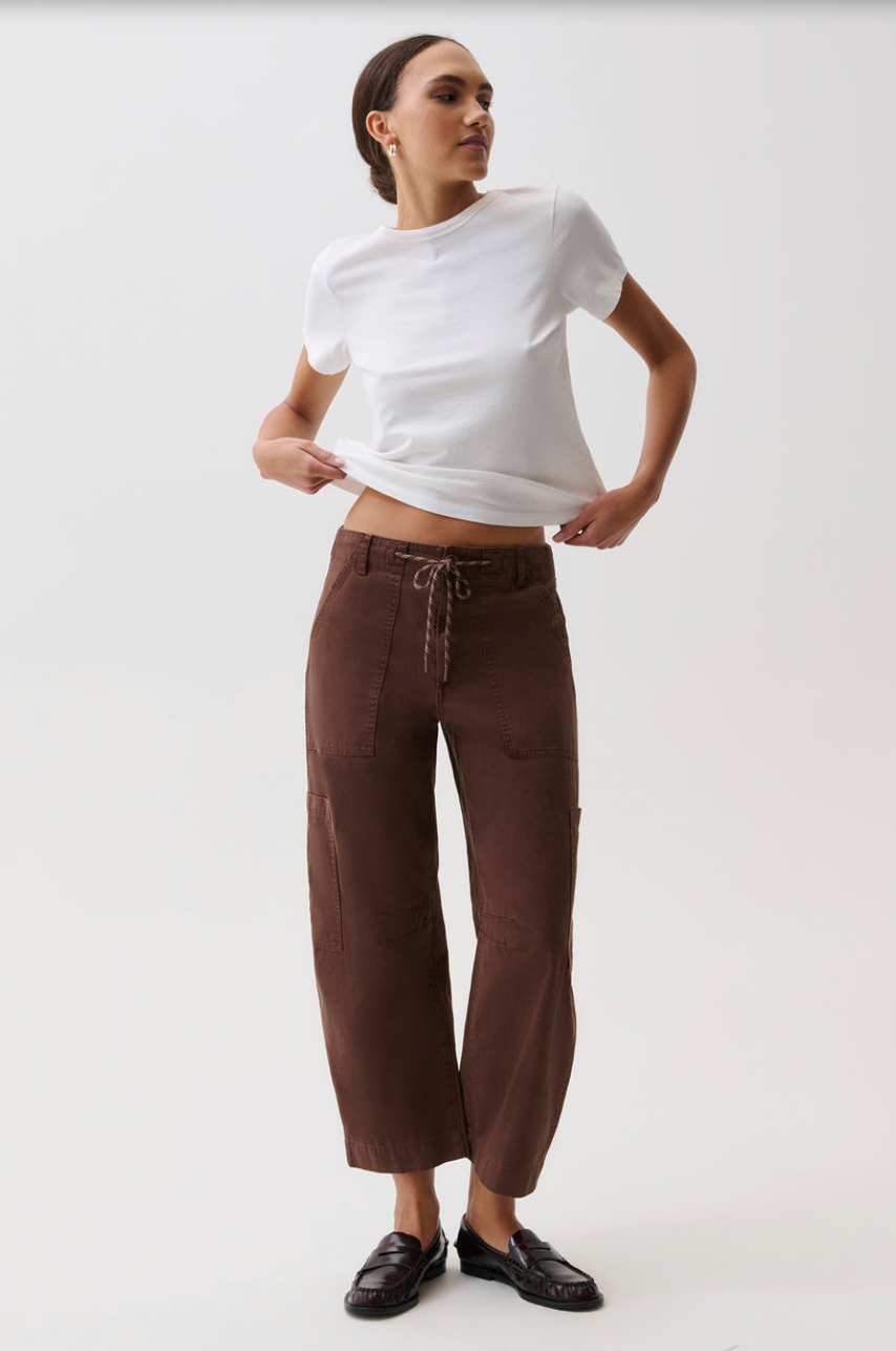 The Pistola Sabrina Utility Pant in Lindt | Shop Eleanor 