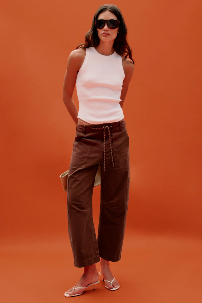 The Pistola Sabrina Utility Pant in Lindt | Shop Eleanor 