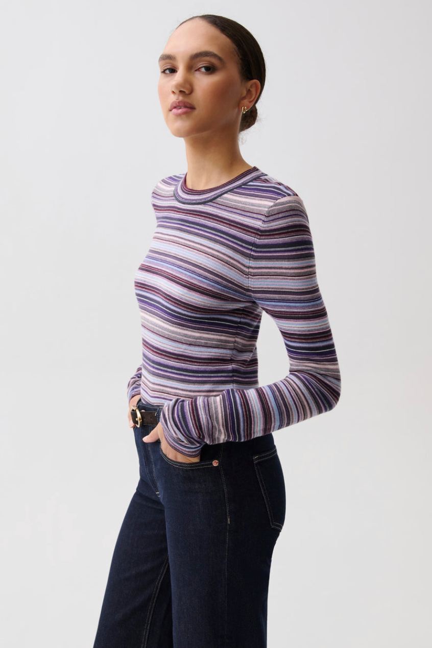 The PISTOLA Madison Knit Long Sleeve in Lovina | Shop Eleanor 