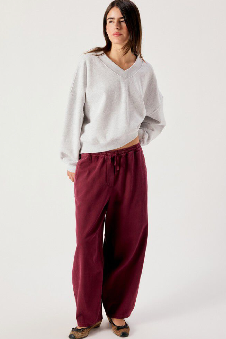 American Vintage Women's Lycaz Ballon Pant in Vintage Wine | Shop Eleanor 