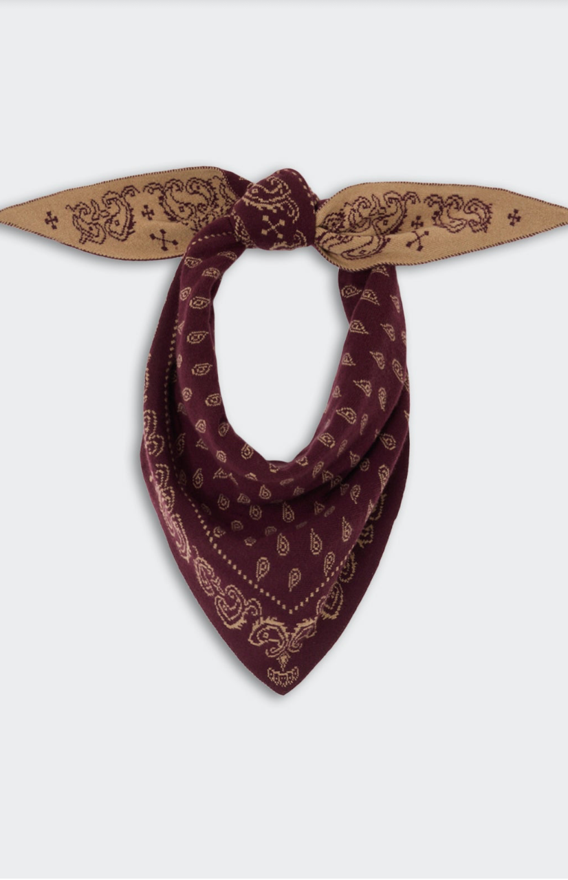 The Guest in Residence The Wild Rag in Fig/ Camel | Shop Eleanor 