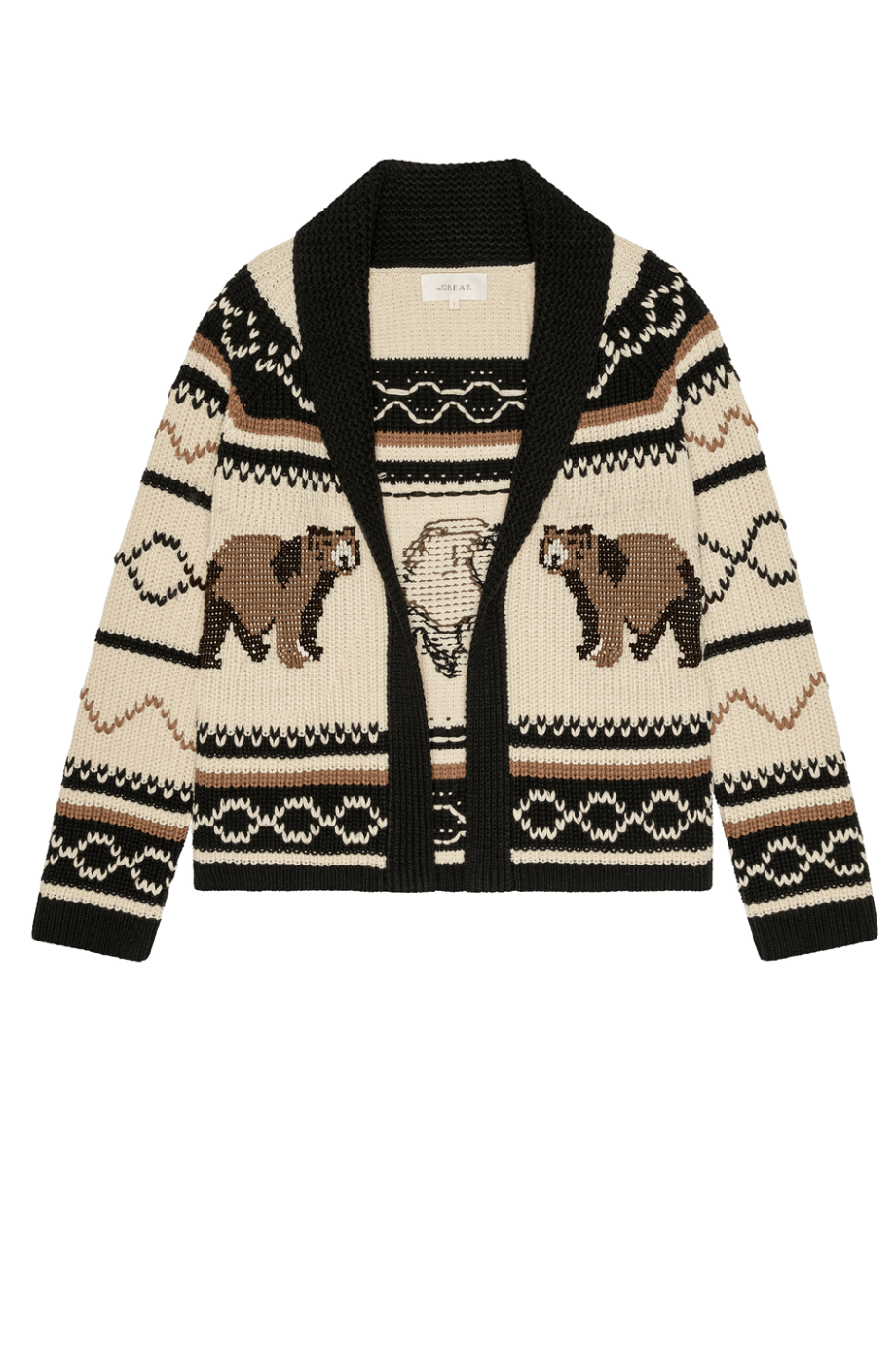 The Great Bear Lodge Cardigan in Black | Shop Eleanor 
