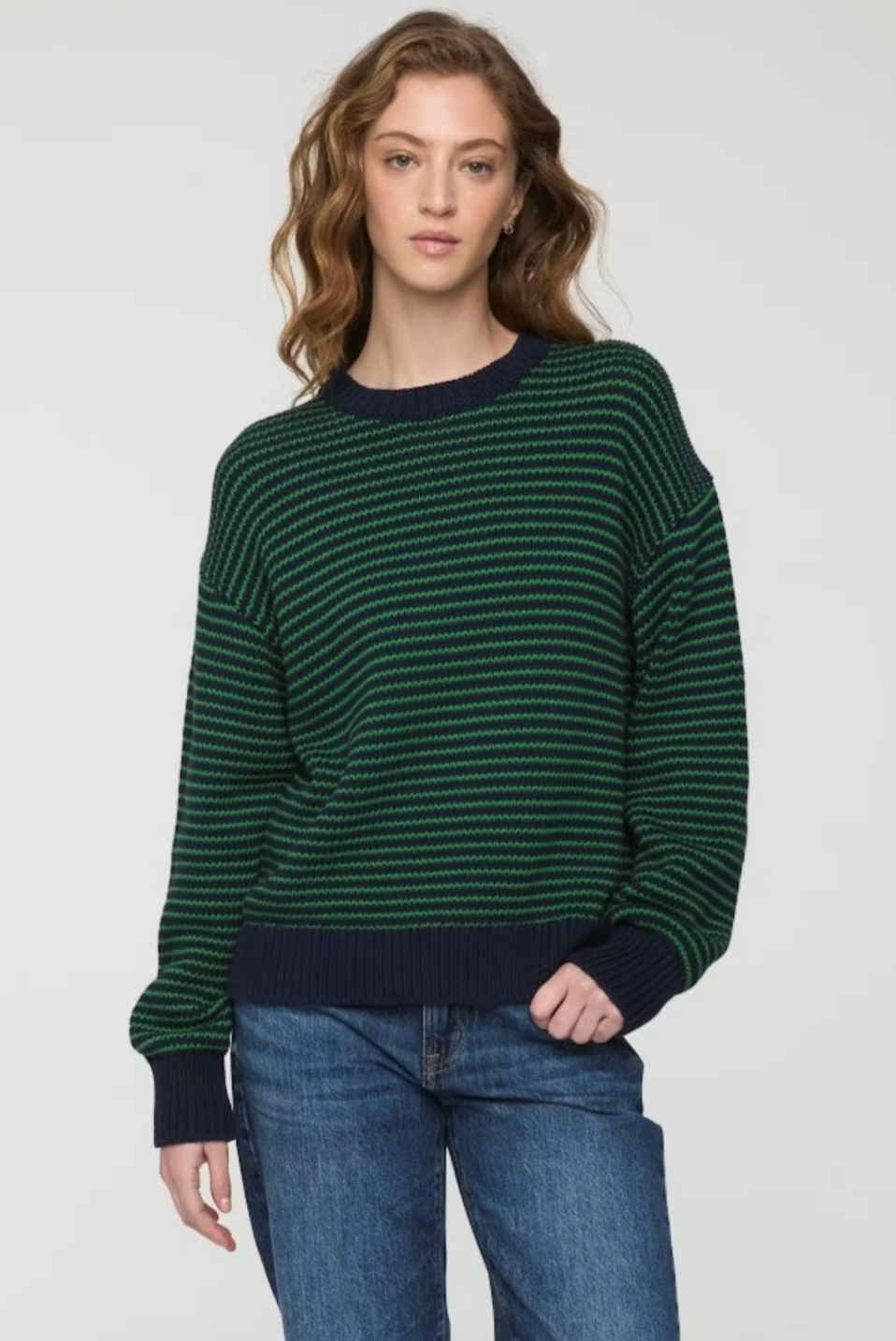 The Aura Sweater in Midgreen from Pistola Denim | Shop Eleanor 