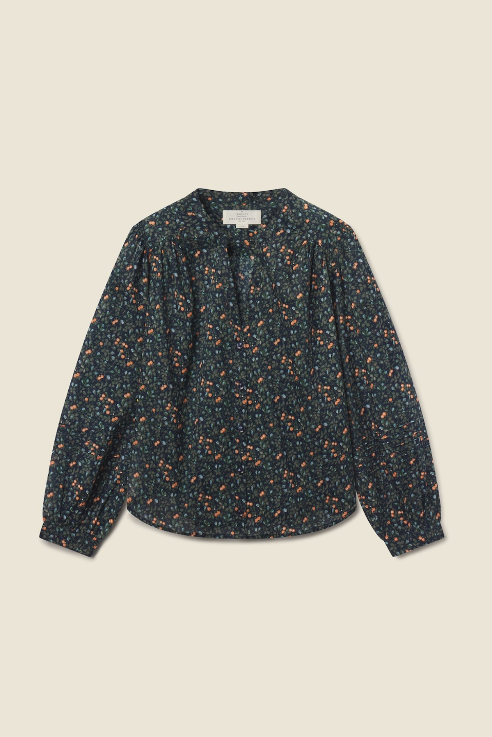 Pauline Blouse Marin Ditsy from TROVATA | Shop Eleanor 