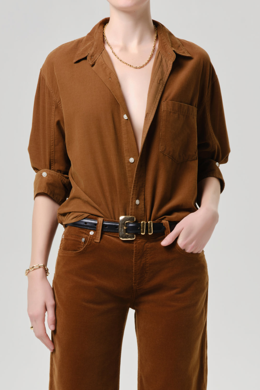 The Kayla Shirt in Manuka | Shop Eleanor 