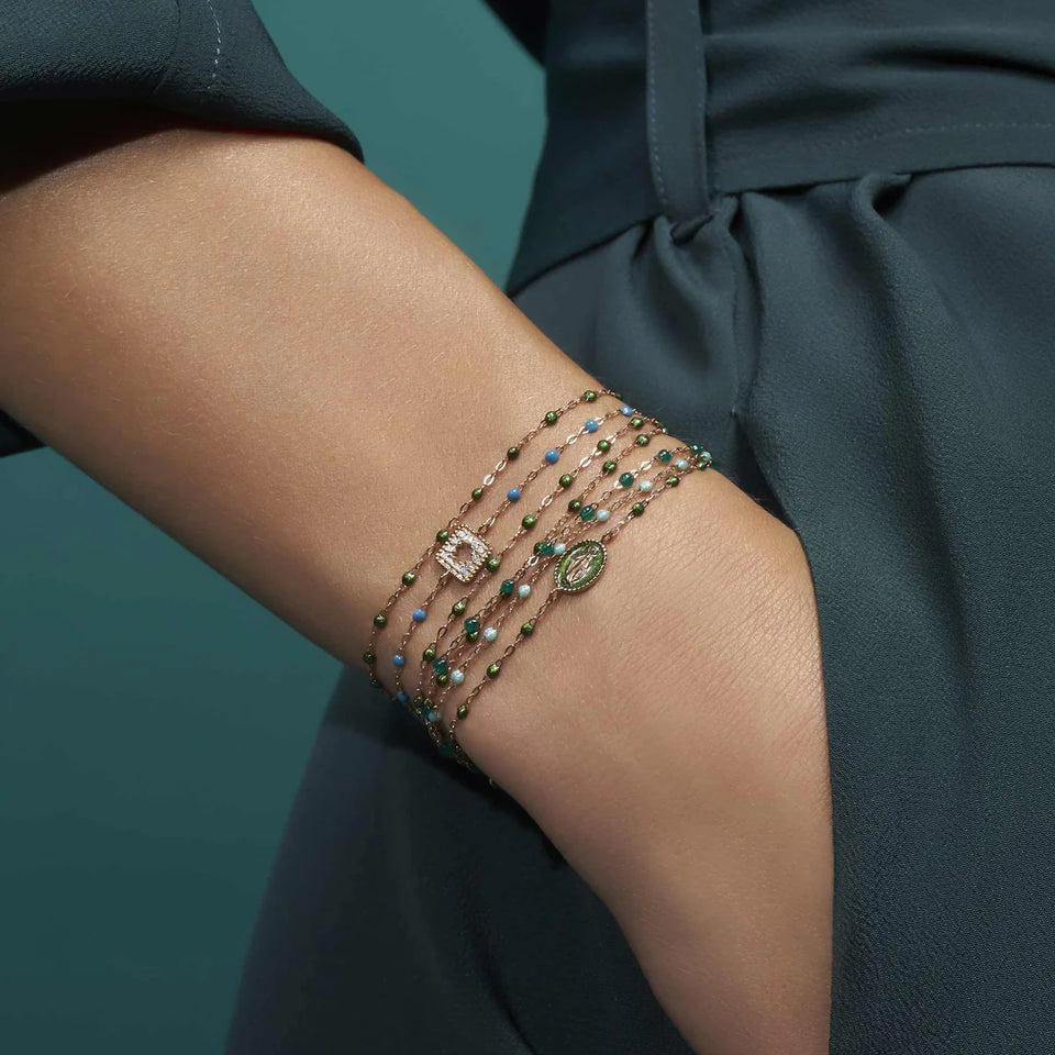 Gigi Clozeau Classic Gigi Bracelet in Emerald | Shop Eleanor