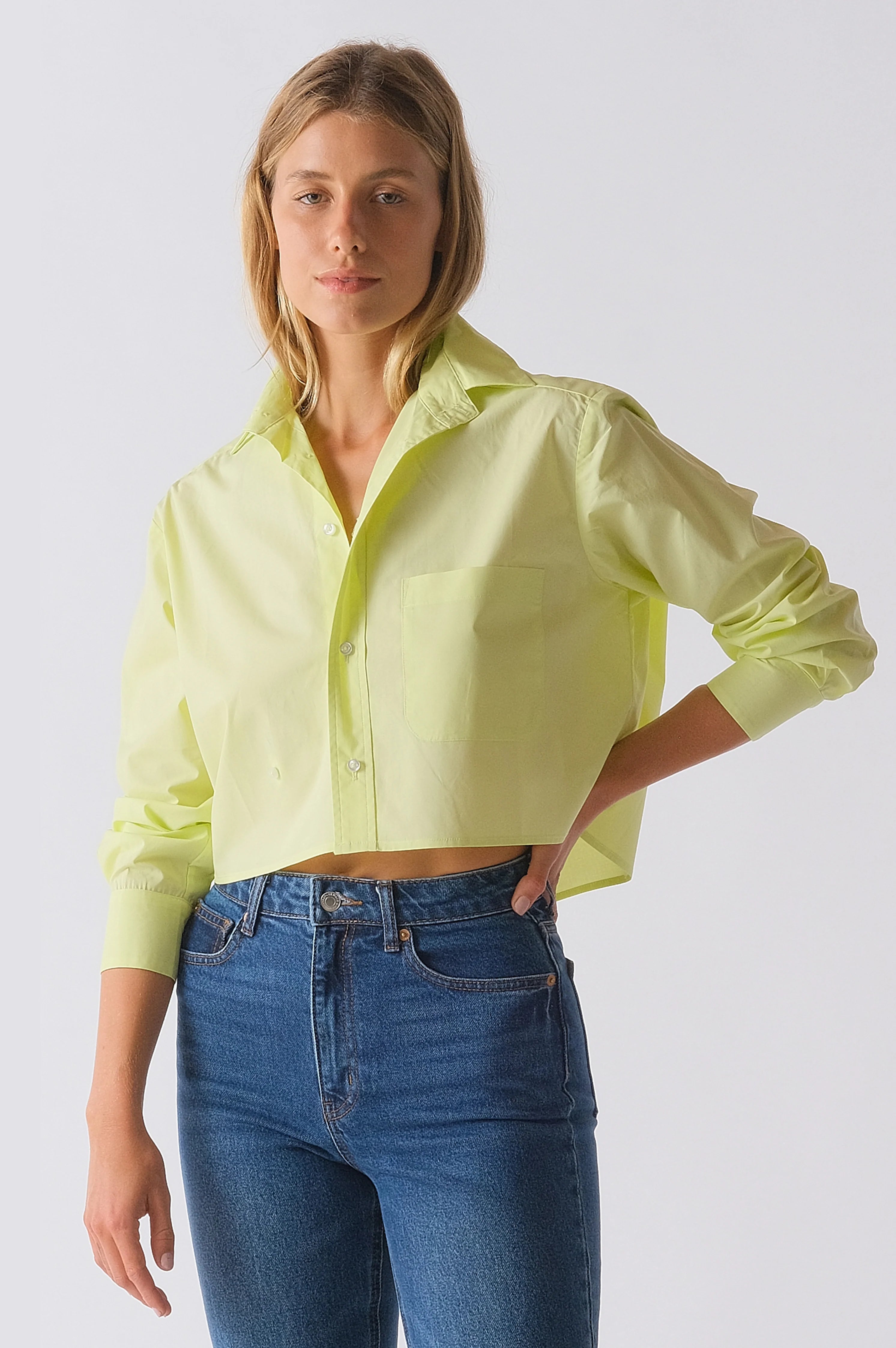 Cissa The Shorty Shirt in Citron | Shop Eleanor