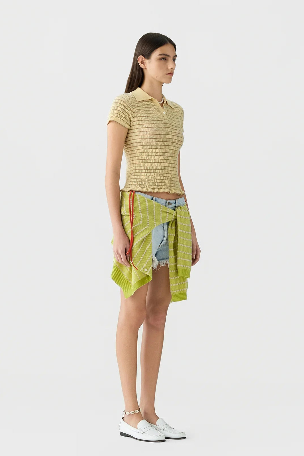 Guest in Residence Shrunken Polo in Butter | Shop Eleanor