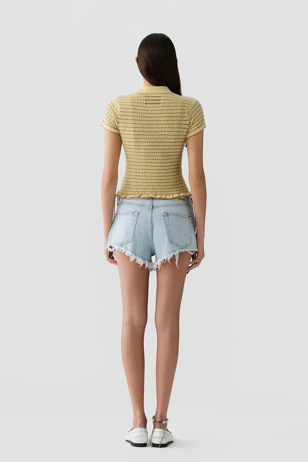 Guest in Residence Shrunken Polo in Butter | Shop Eleanor