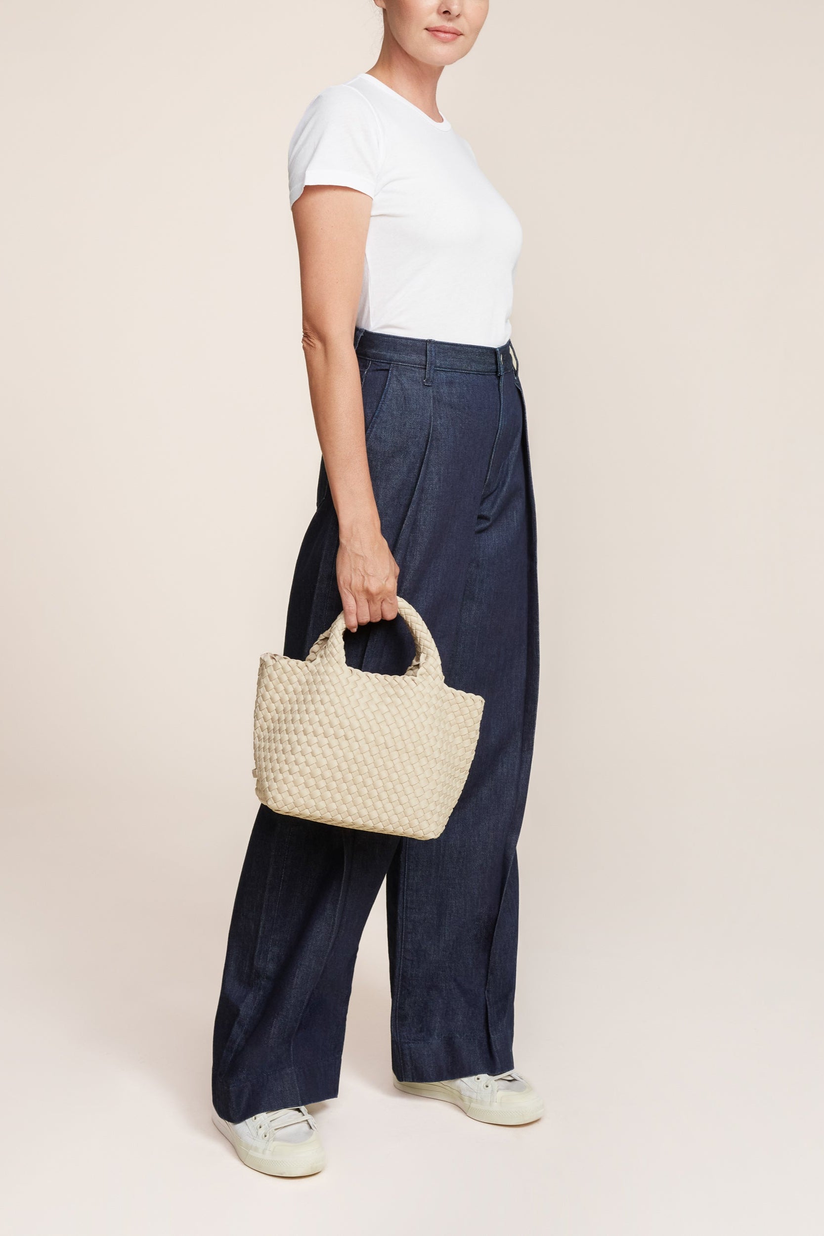 Naghedi St Barths Small Tote in Ecru | Shop Eleanor