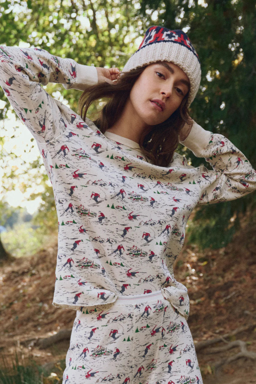 The Great Classic Crew Thermal in Slopeside | Shop Eleanor